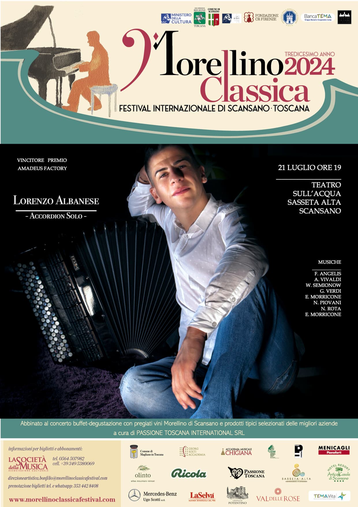 Lorenzo Albanese concerto di musica Classica